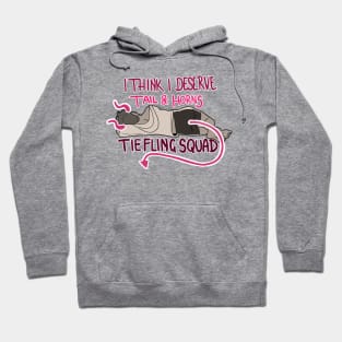 I deserve Horns and Tails (Magenta) Hoodie